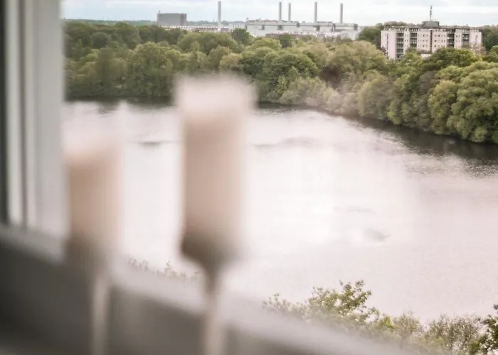 Am Neuen Teich -balkon- 4 Personen -waschmaschine 公寓