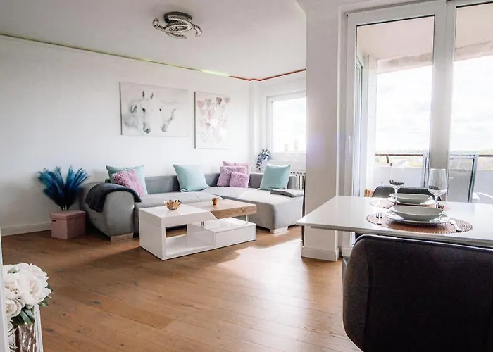 Am Neuen Teich -balkon- 4 Personen -waschmaschine Apartment *